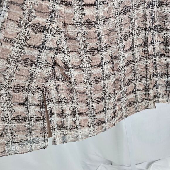 Tapemeasure Brown and Black Print Midi Skirt Size 12 - Picture 4 of 9